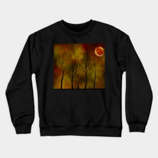 Autumn night sky Crewneck Sweatshirt